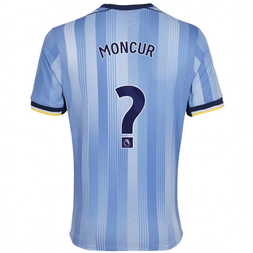 גברים כדורגל Ronny Moncur #0 תכלת הרחק ג'רזי 2024/25