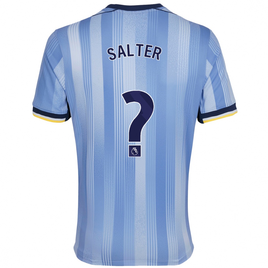 גברים כדורגל Oliver Salter #0 תכלת הרחק ג'רזי 2024/25