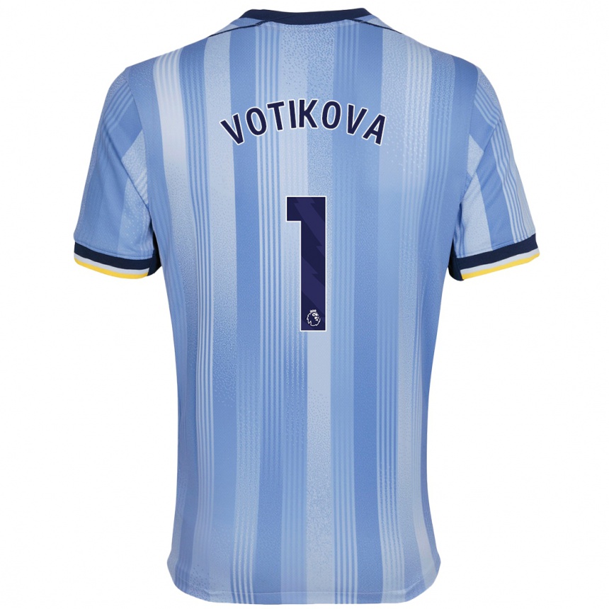 גברים כדורגל Barbora Votíková #1 תכלת הרחק ג'רזי 2024/25