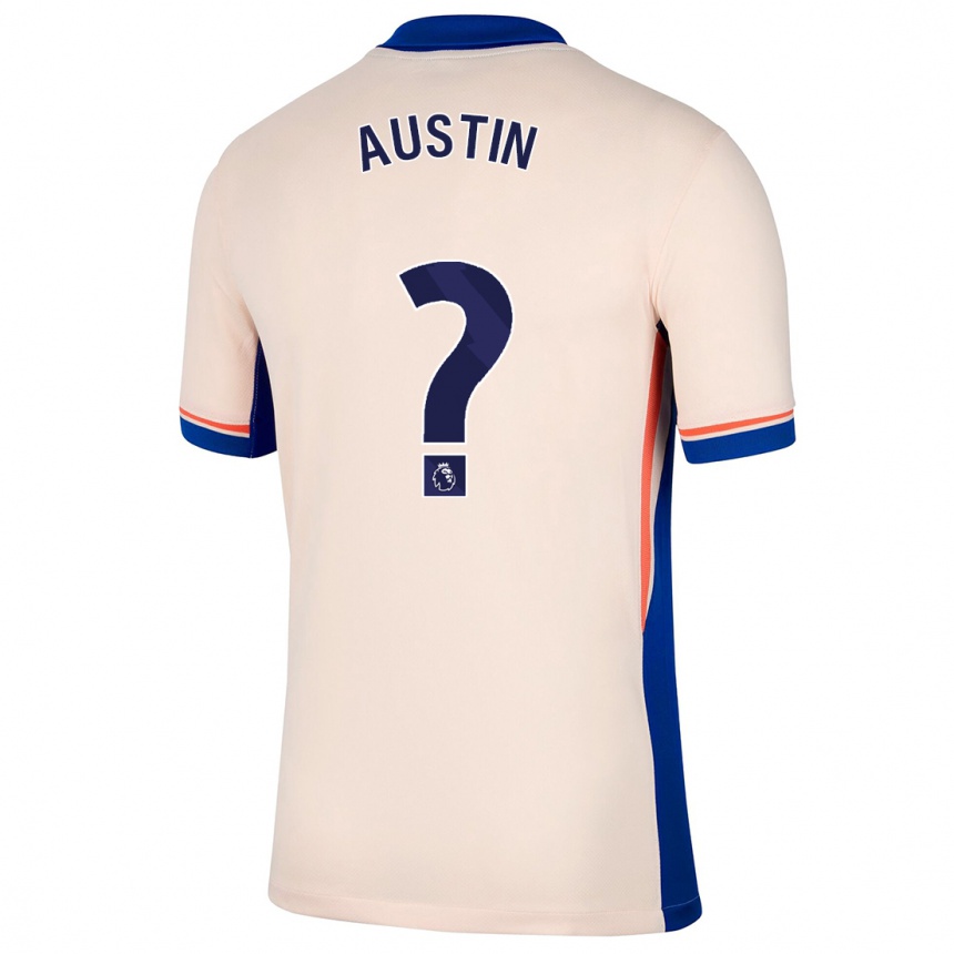 גברים כדורגל Jack Austin #0 בז' בהיר הרחק ג'רזי 2024/25