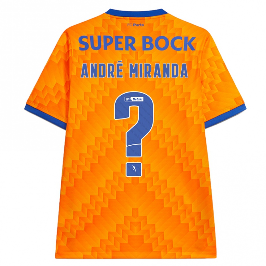 גברים כדורגל André Miranda #0 כָּתוֹם הרחק ג'רזי 2024/25