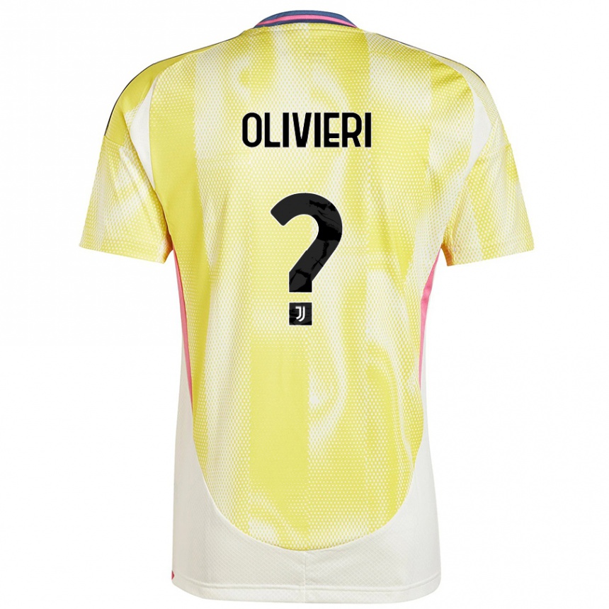 גברים כדורגל Marco Olivieri #0 צהוב סולארי הרחק ג'רזי 2024/25