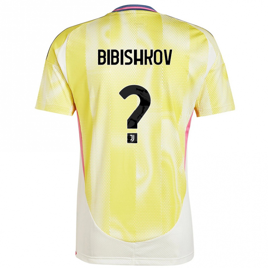 גברים כדורגל Marsel Bibishkov #0 צהוב סולארי הרחק ג'רזי 2024/25