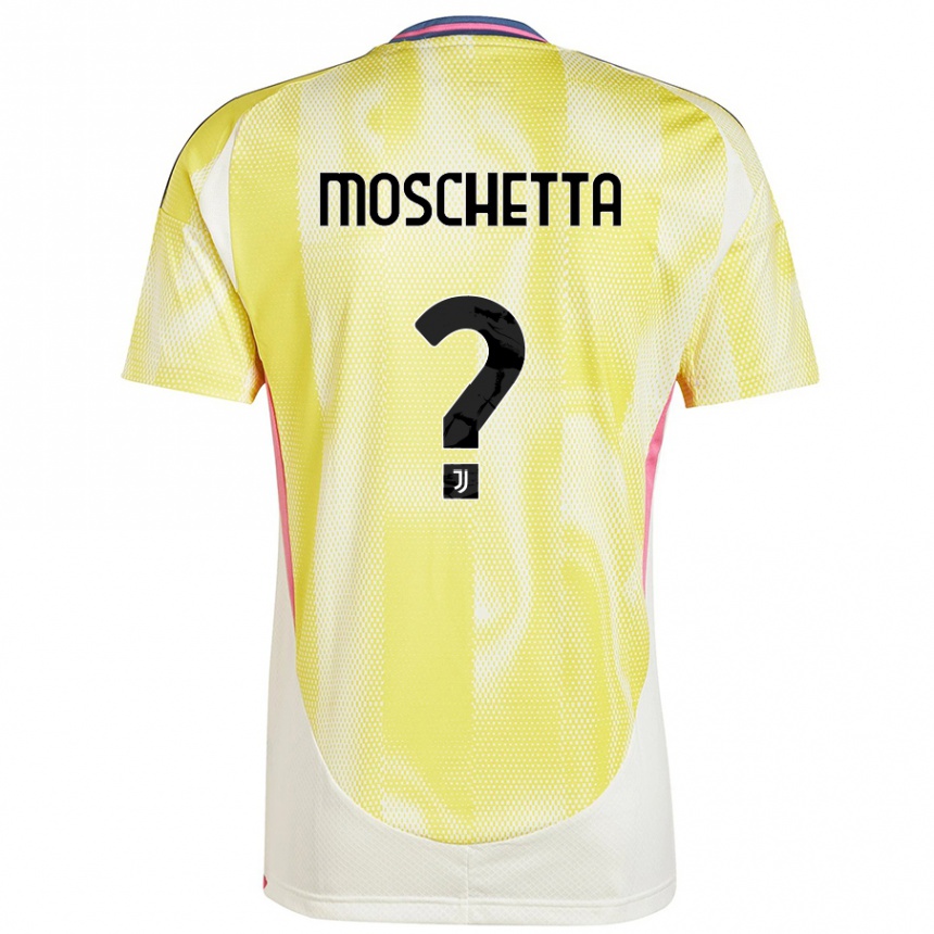 גברים כדורגל Lorenzo Moschetta #0 צהוב סולארי הרחק ג'רזי 2024/25