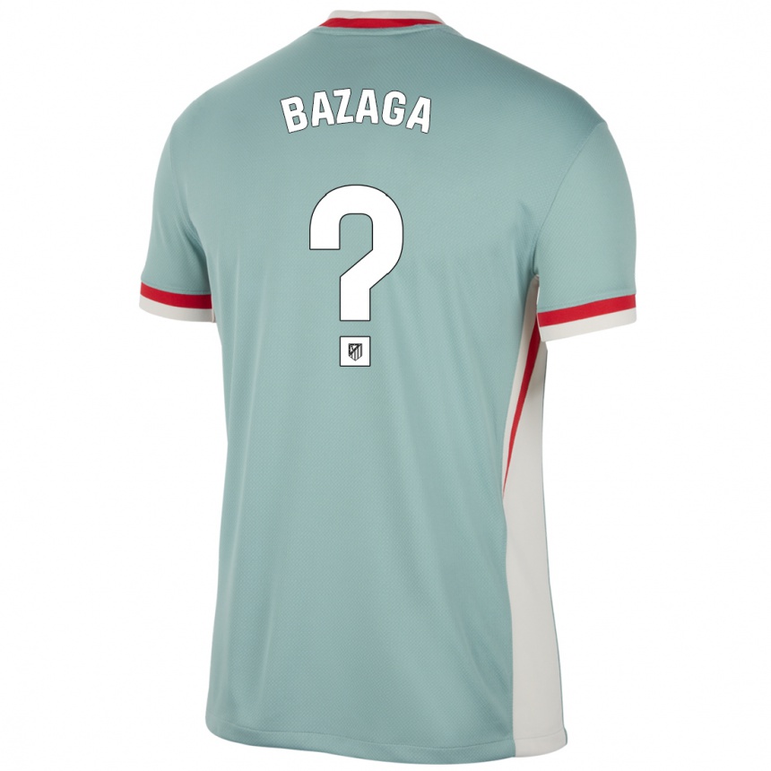 גברים כדורגל Óscar Bazaga #0 כחול בז' בהיר הרחק ג'רזי 2024/25