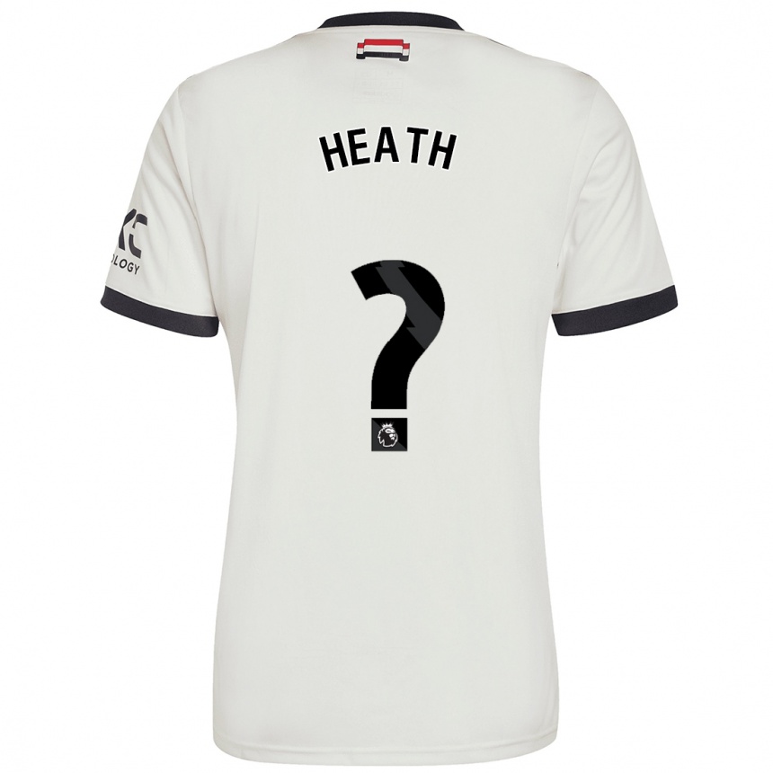 גברים כדורגל Fred Heath #0 אוף ווייט ג'רזי קיט שלישי 2024/25