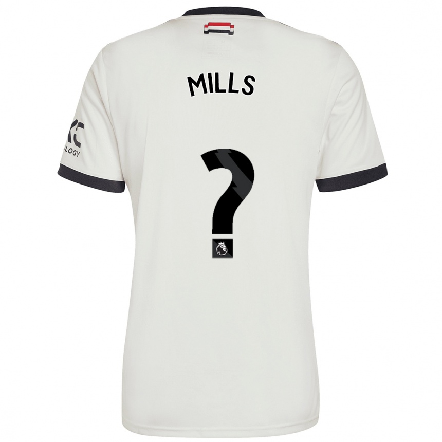 גברים כדורגל Albert Mills #0 אוף ווייט ג'רזי קיט שלישי 2024/25