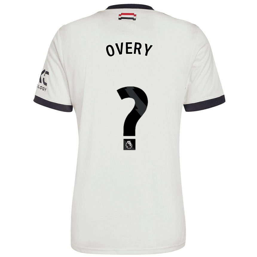 גברים כדורגל James Overy #0 אוף ווייט ג'רזי קיט שלישי 2024/25