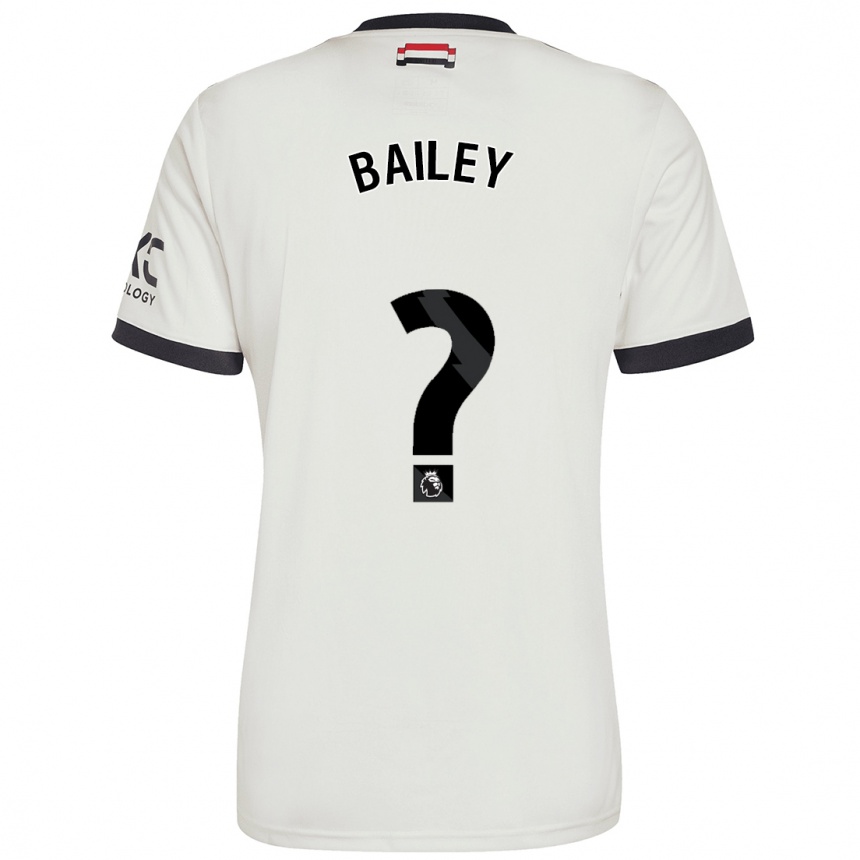 גברים כדורגל James Bailey #0 אוף ווייט ג'רזי קיט שלישי 2024/25