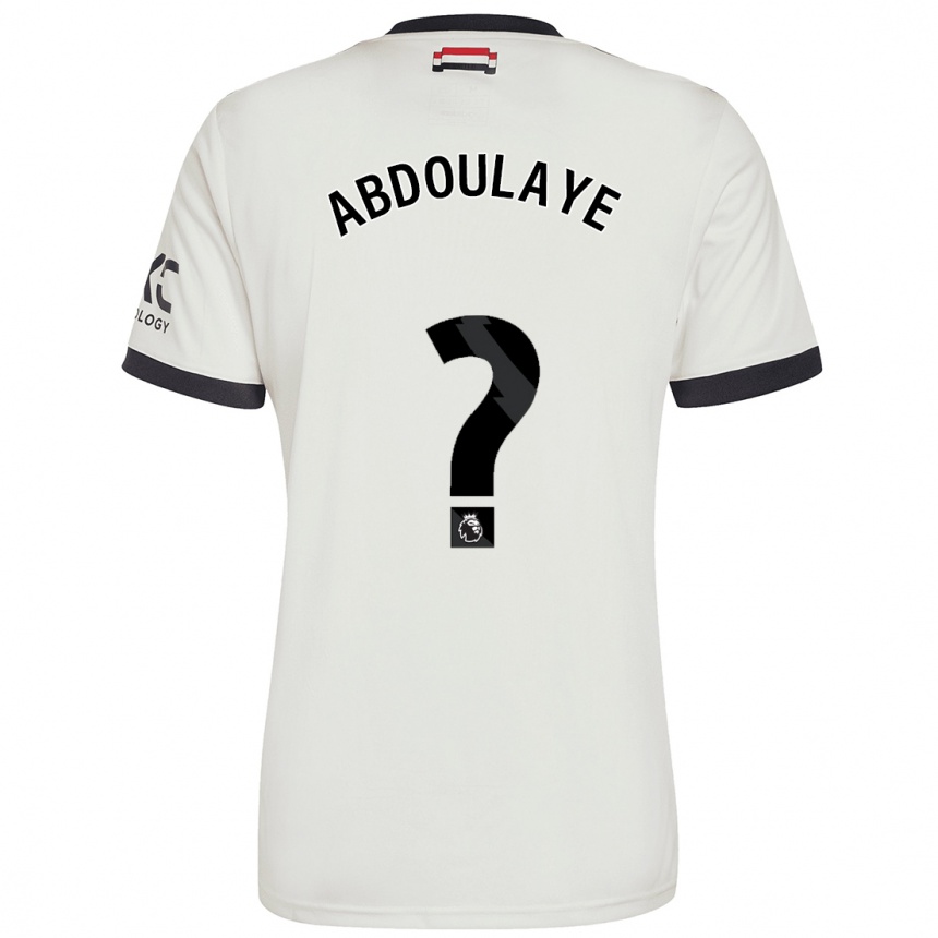 גברים כדורגל Douka Abdoulaye #0 אוף ווייט ג'רזי קיט שלישי 2024/25