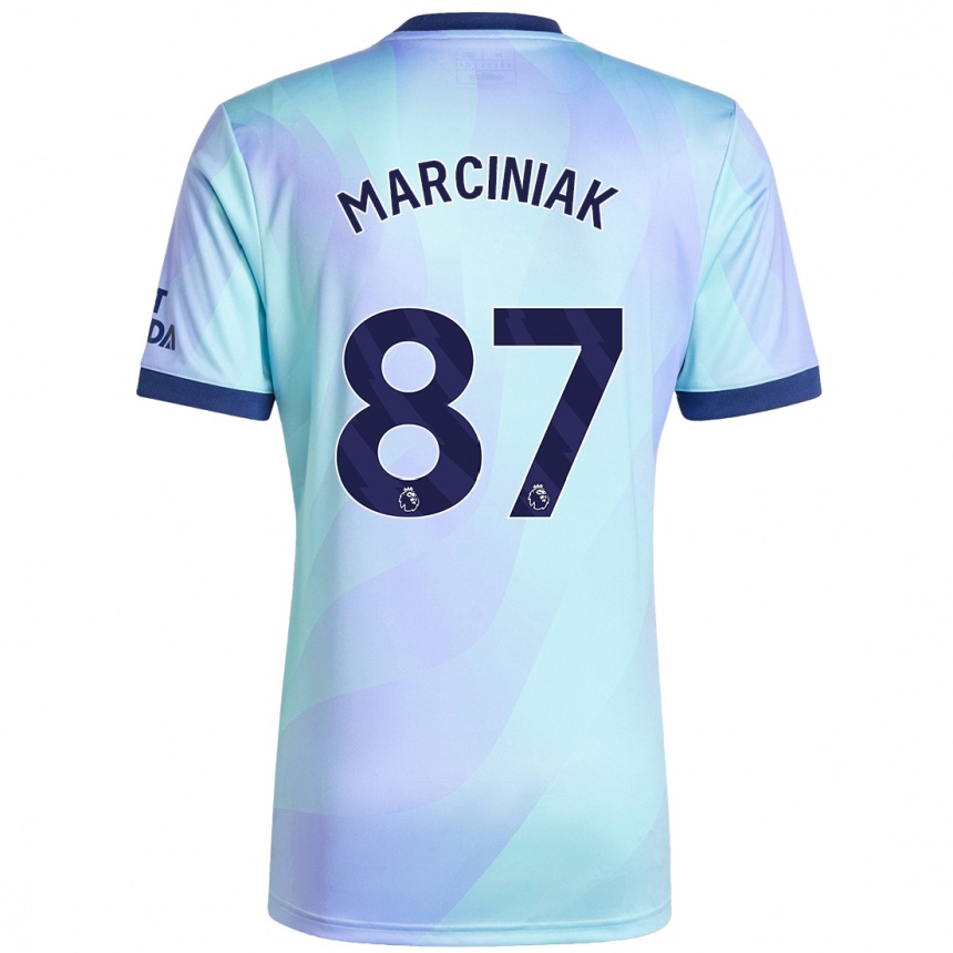 גברים כדורגל Alex Marciniak #87 אקווה ג'רזי קיט שלישי 2024/25