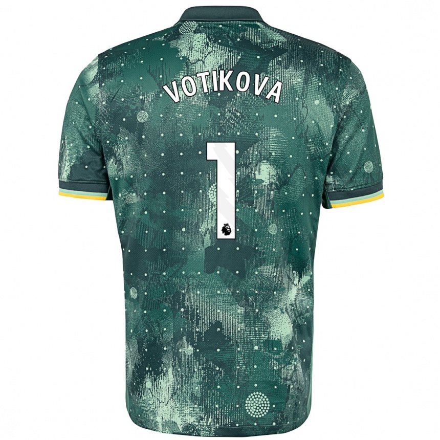 גברים כדורגל Barbora Votíková #1 ירוק מנטה ג'רזי קיט שלישי 2024/25