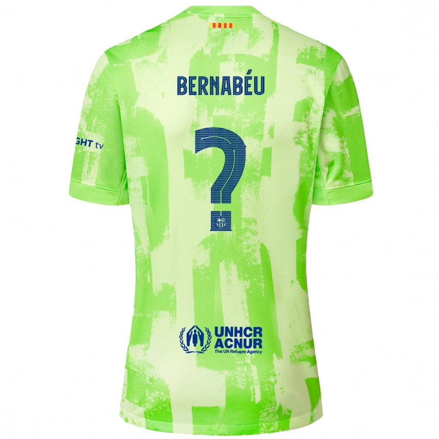 גברים כדורגל Pol Bernabéu #0 סִיד ג'רזי קיט שלישי 2024/25