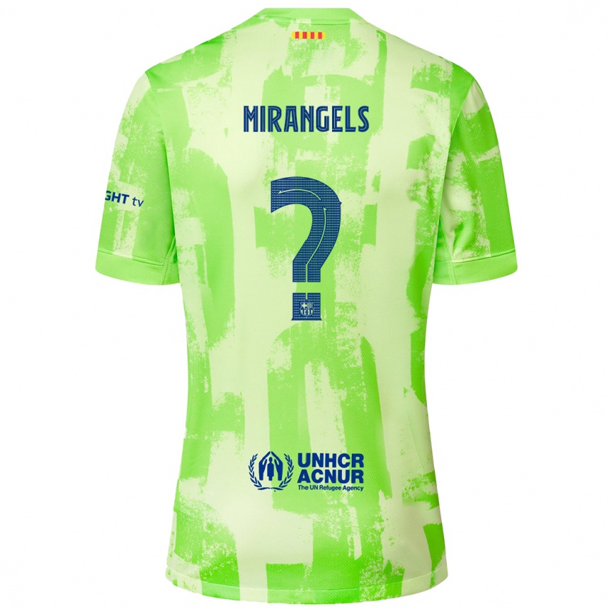 גברים כדורגל Xavi Miràngels #0 סִיד ג'רזי קיט שלישי 2024/25