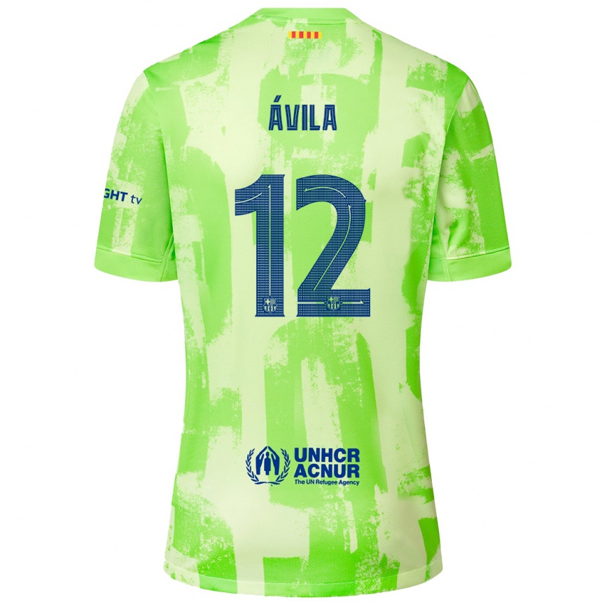 גברים כדורגל Dani Ávila #12 סִיד ג'רזי קיט שלישי 2024/25