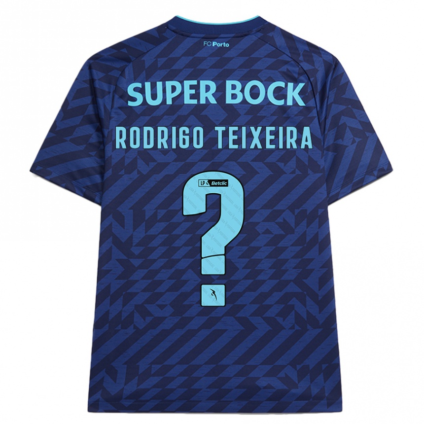 גברים כדורגל Rodrigo Teixeira #0 כָּחוֹל כֵּהֶה ג'רזי קיט שלישי 2024/25
