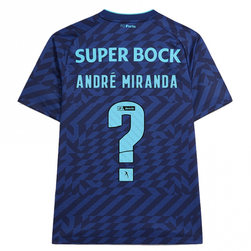 גברים כדורגל André Miranda #0 כָּחוֹל כֵּהֶה ג'רזי קיט שלישי 2024/25