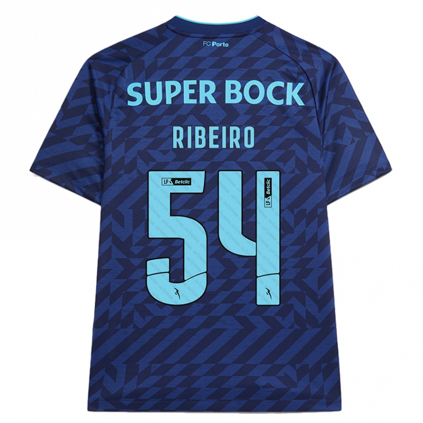 גברים כדורגל António Ribeiro #54 כָּחוֹל כֵּהֶה ג'רזי קיט שלישי 2024/25