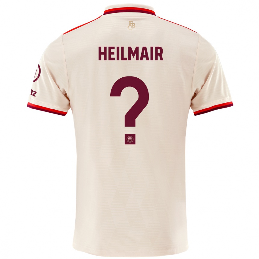 גברים כדורגל Hannes Heilmair #0 פִּשׁתָן ג'רזי קיט שלישי 2024/25