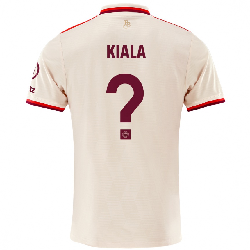 גברים כדורגל Cassiano Kiala #0 פִּשׁתָן ג'רזי קיט שלישי 2024/25