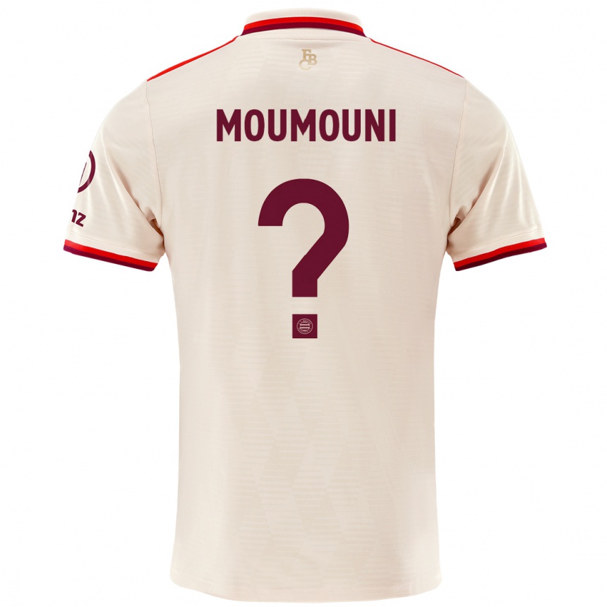 גברים כדורגל Rayan Moumouni #0 פִּשׁתָן ג'רזי קיט שלישי 2024/25