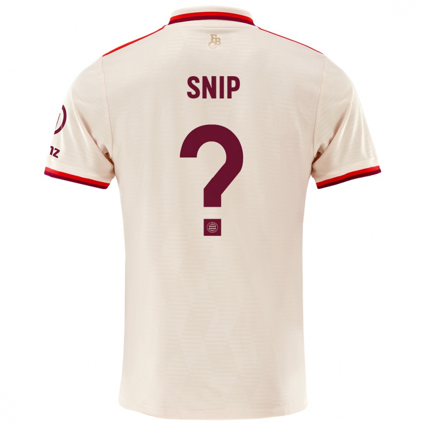 גברים כדורגל Roy Snip #0 פִּשׁתָן ג'רזי קיט שלישי 2024/25