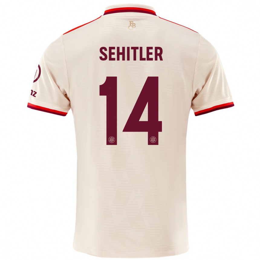 גברים כדורגל Alara Şehitler #14 פִּשׁתָן ג'רזי קיט שלישי 2024/25