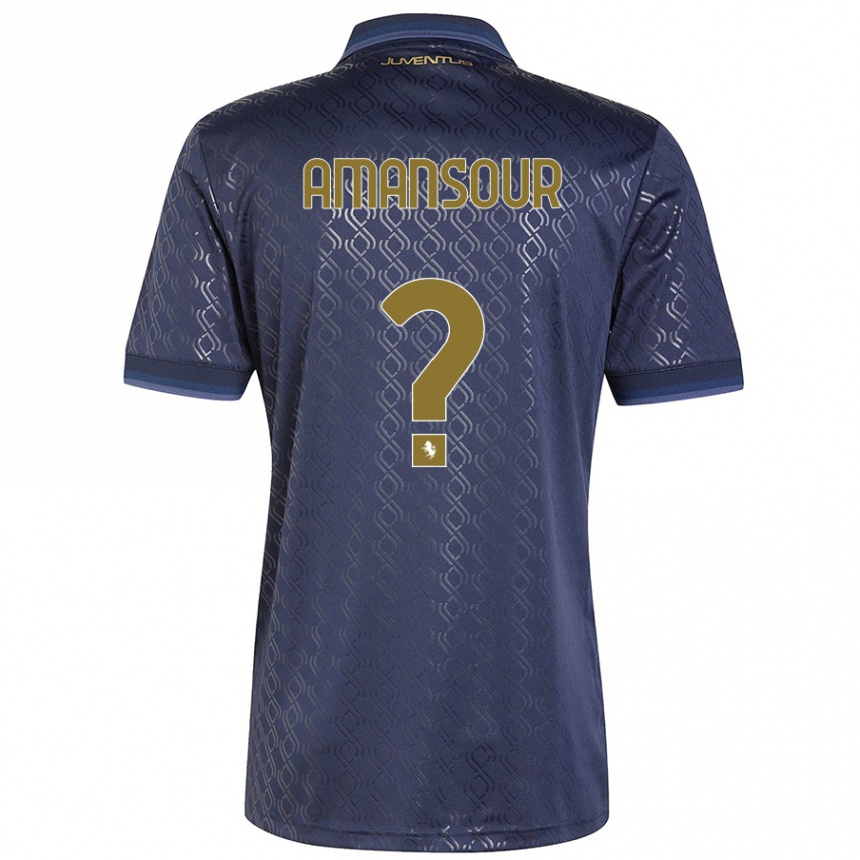 גברים כדורגל Adam Amansour #0 כָּחוֹל כֵּהֶה ג'רזי קיט שלישי 2024/25