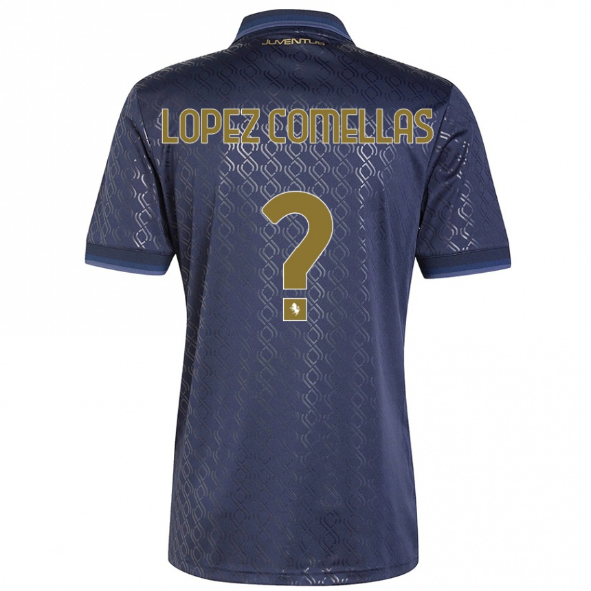 גברים כדורגל Ivan Lopez Comellas #0 כָּחוֹל כֵּהֶה ג'רזי קיט שלישי 2024/25