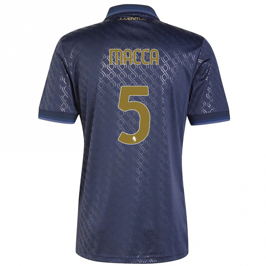גברים כדורגל Federico Macca #5 כָּחוֹל כֵּהֶה ג'רזי קיט שלישי 2024/25