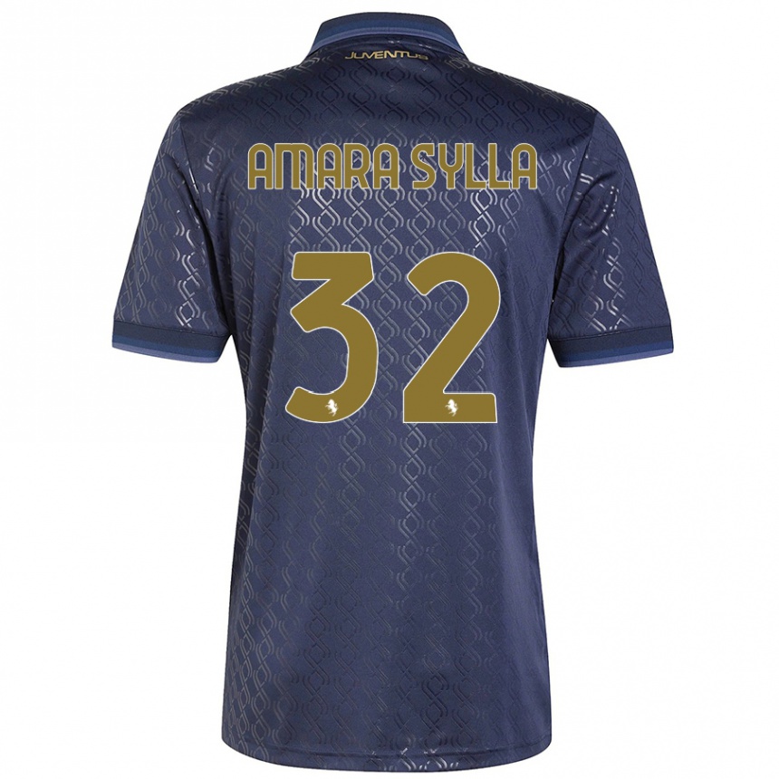 גברים כדורגל Idris Amara Sylla #32 כָּחוֹל כֵּהֶה ג'רזי קיט שלישי 2024/25