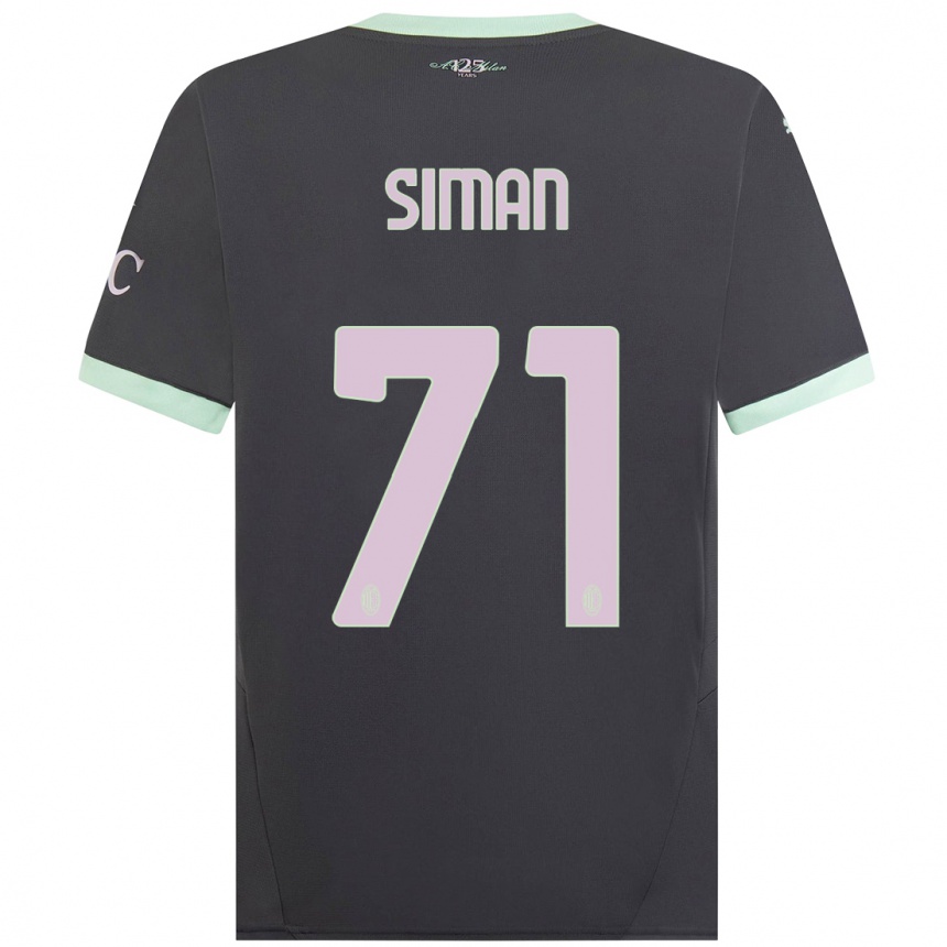 גברים כדורגל אלחנדרו סימן #71 אָפוֹר ג'רזי קיט שלישי 2024/25