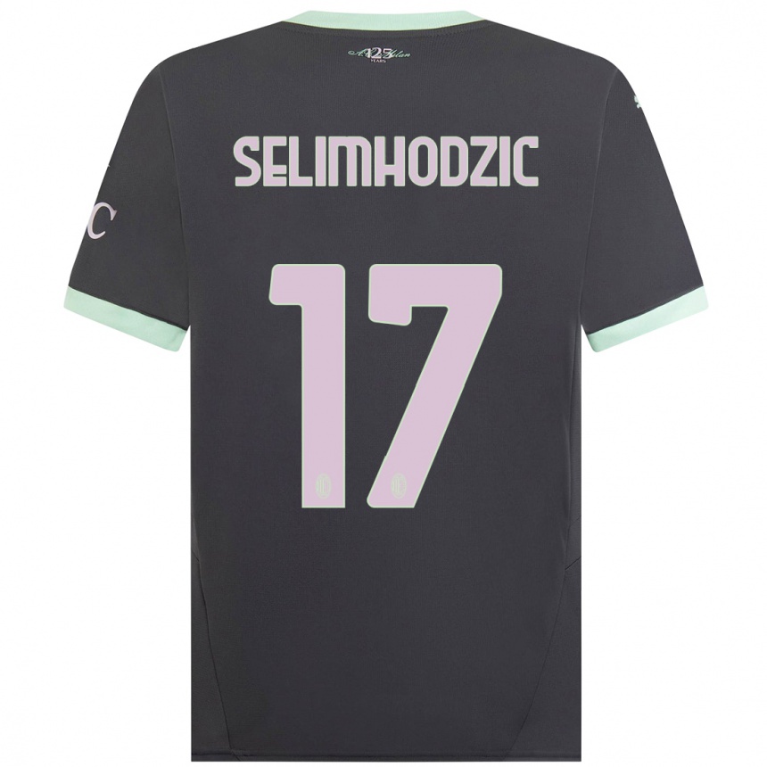 גברים כדורגל נועה סלימהוגיץ' #17 אָפוֹר ג'רזי קיט שלישי 2024/25