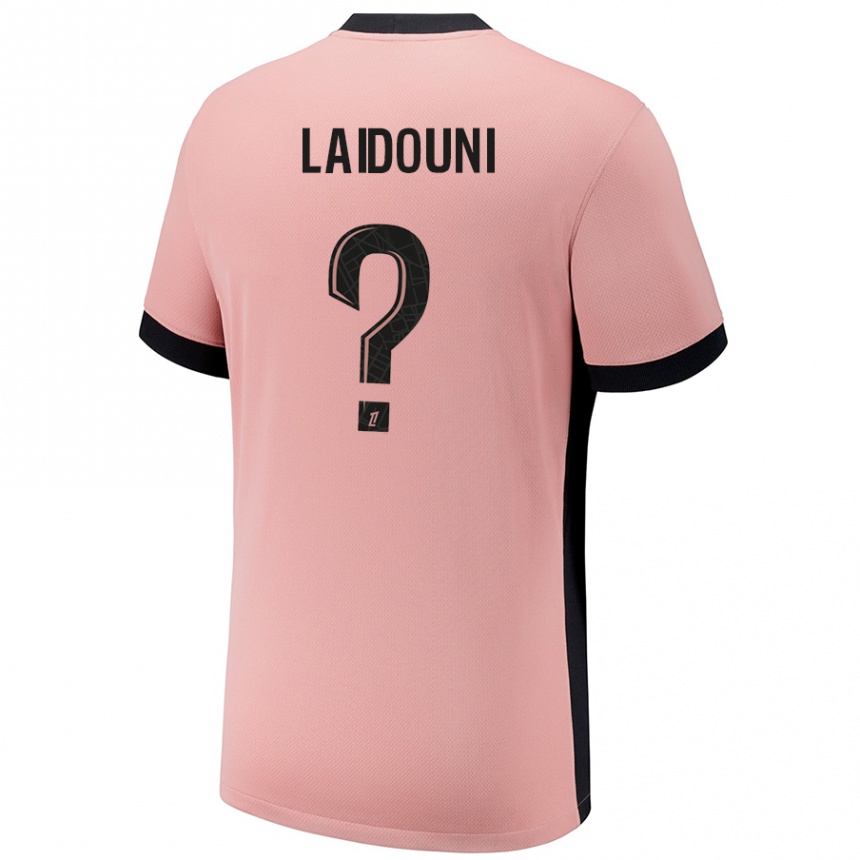 גברים כדורגל Adam Laidouni #0 ורוד חלודה ג'רזי קיט שלישי 2024/25