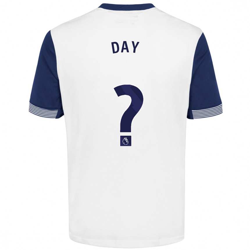 נשים כדורגל Frankie Day #0 לבן כחול ג'רזי ביתית 2024/25