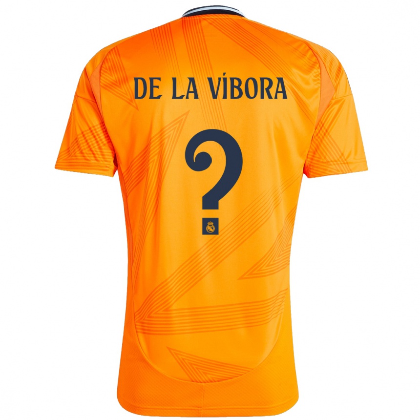 נשים כדורגל David De La Víbora #0 כָּתוֹם הרחק ג'רזי 2024/25
