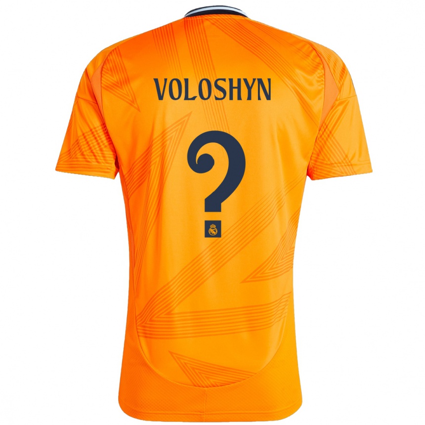 נשים כדורגל Ilya Voloshyn #0 כָּתוֹם הרחק ג'רזי 2024/25
