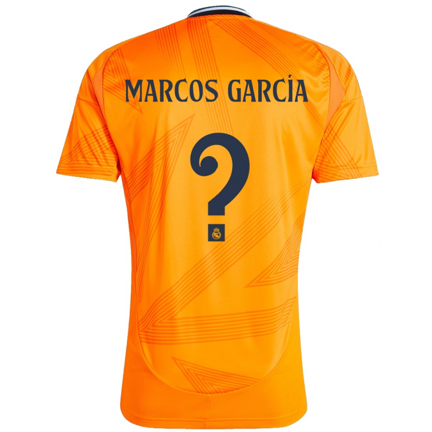 נשים כדורגל Marcos García #0 כָּתוֹם הרחק ג'רזי 2024/25