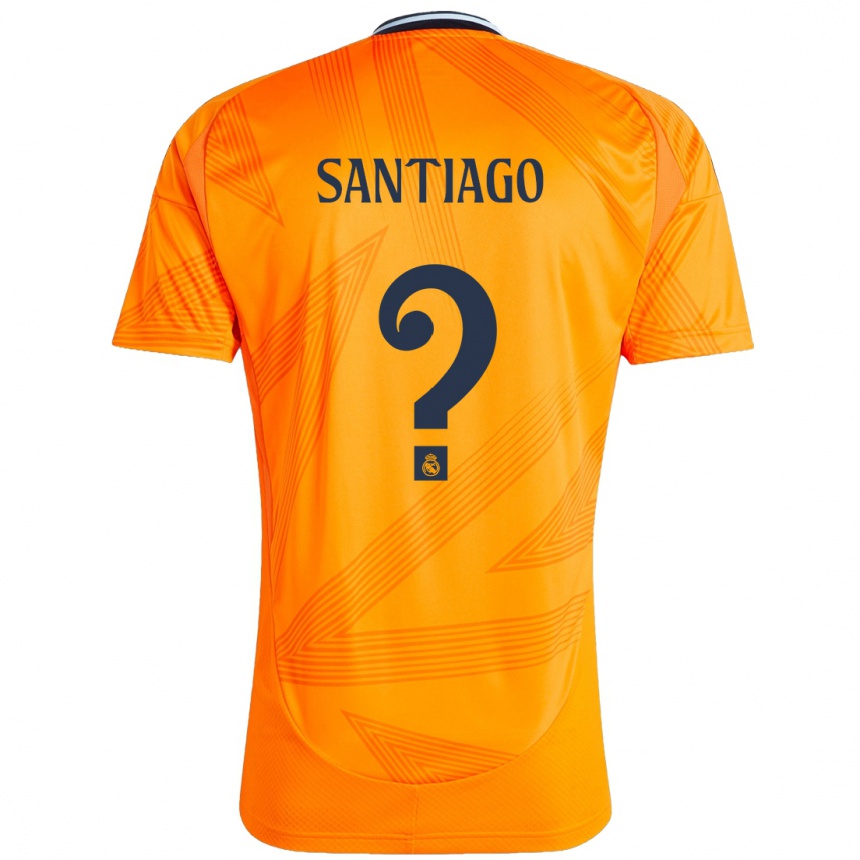 נשים כדורגל Aimar Santiago #0 כָּתוֹם הרחק ג'רזי 2024/25