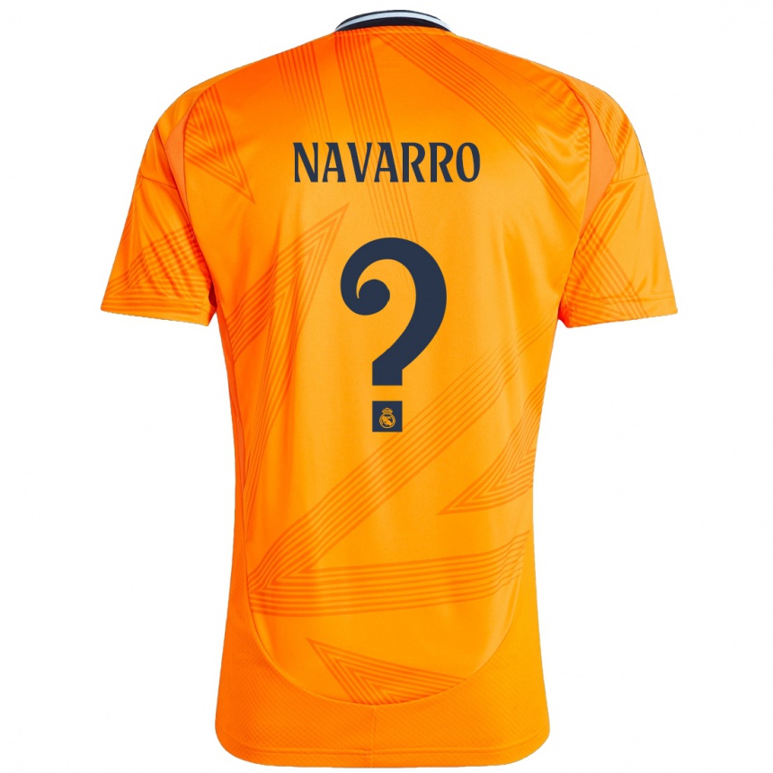 נשים כדורגל Gonzalo Navarro #0 כָּתוֹם הרחק ג'רזי 2024/25