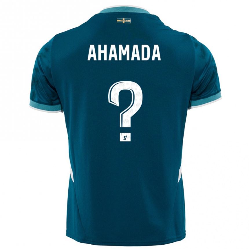 נשים כדורגל Soiyir Ahamada #0 כחול טורקיז הרחק ג'רזי 2024/25