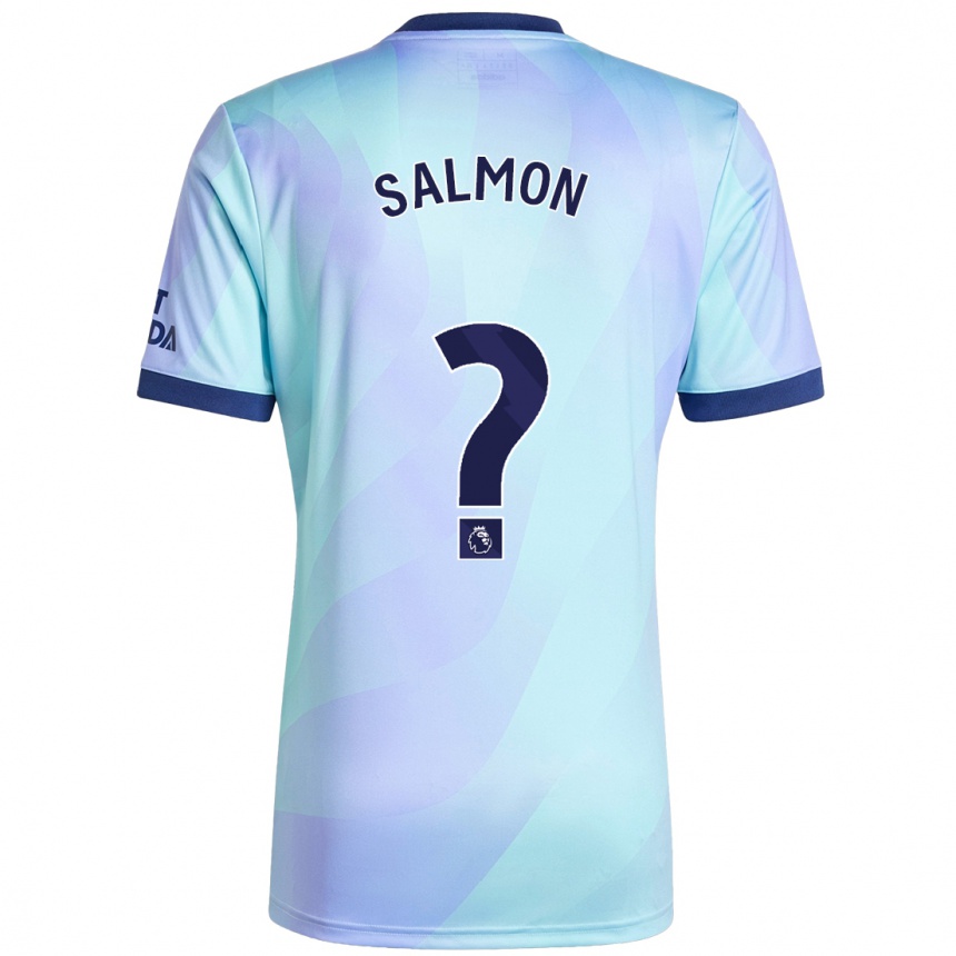 נשים כדורגל Marli Salmon #0 אקווה ג'רזי קיט שלישי 2024/25