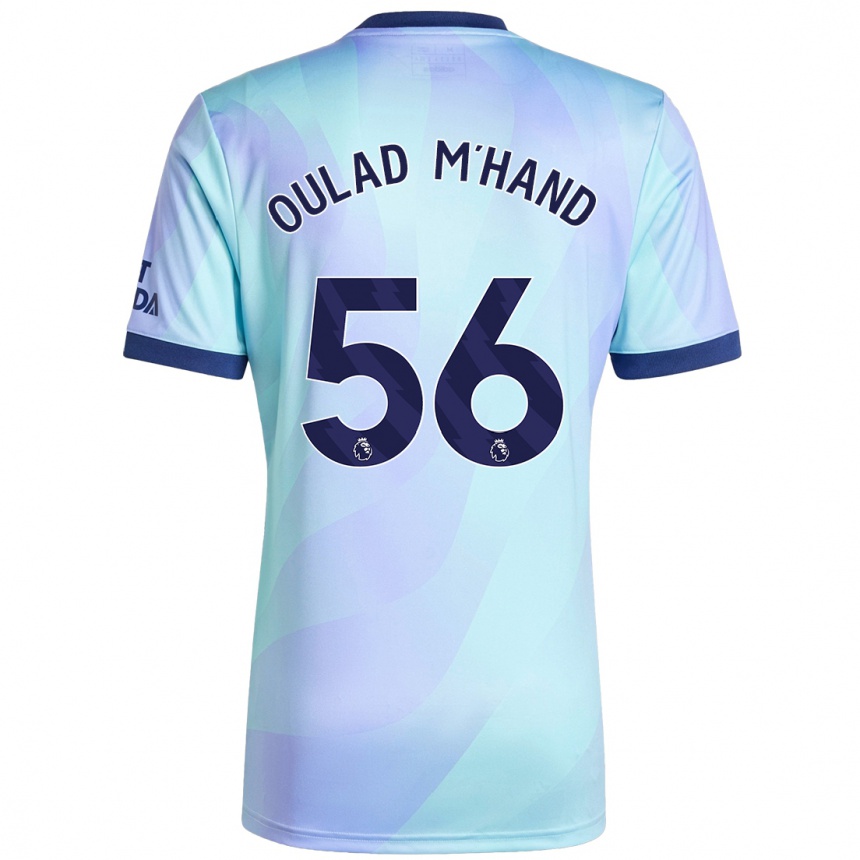 נשים כדורגל Salah-Eddine Oulad M'hand #56 אקווה ג'רזי קיט שלישי 2024/25