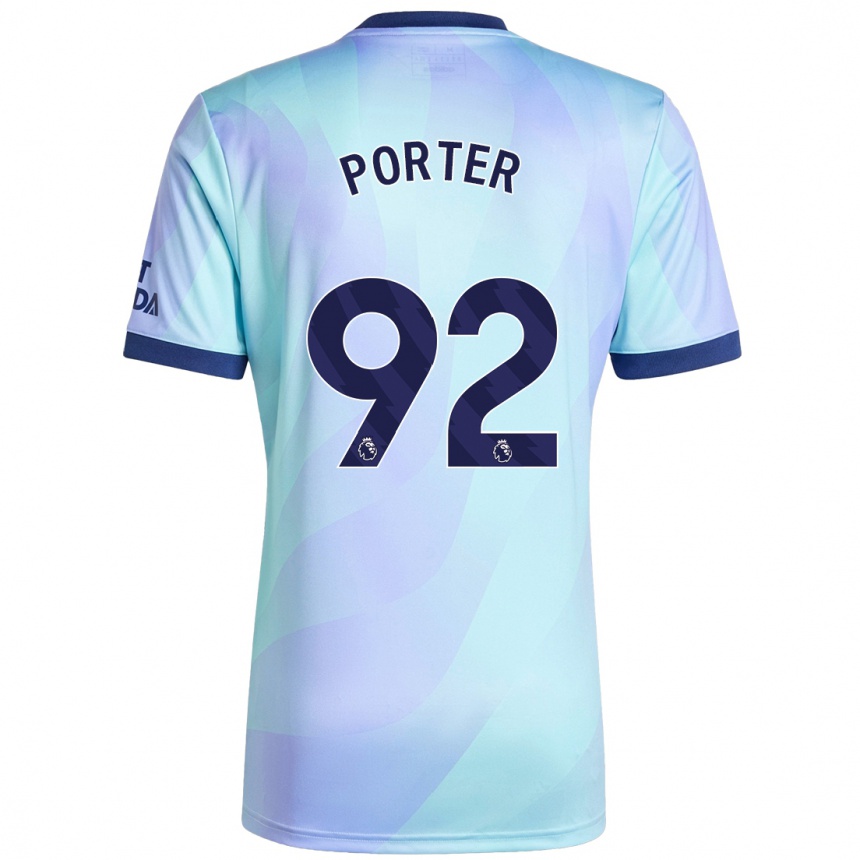 נשים כדורגל Jack Porter #92 אקווה ג'רזי קיט שלישי 2024/25