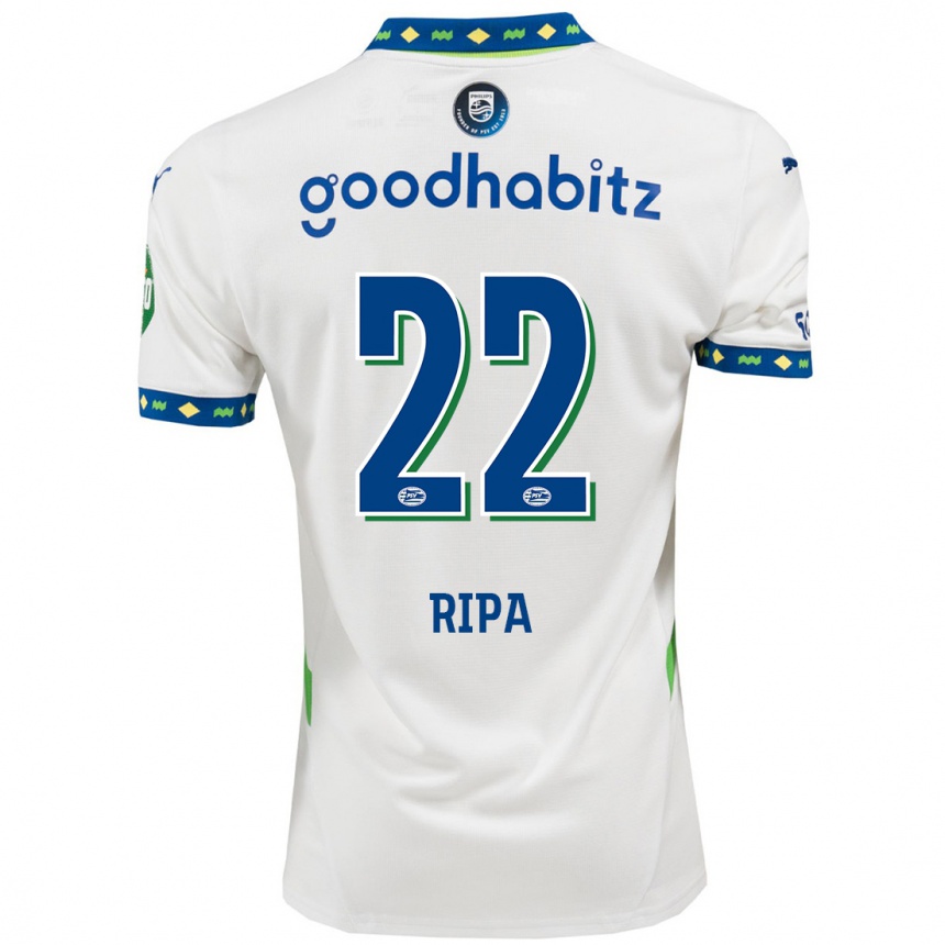 נשים כדורגל Chimera Ripa #22 לבן כחול כהה ג'רזי קיט שלישי 2024/25