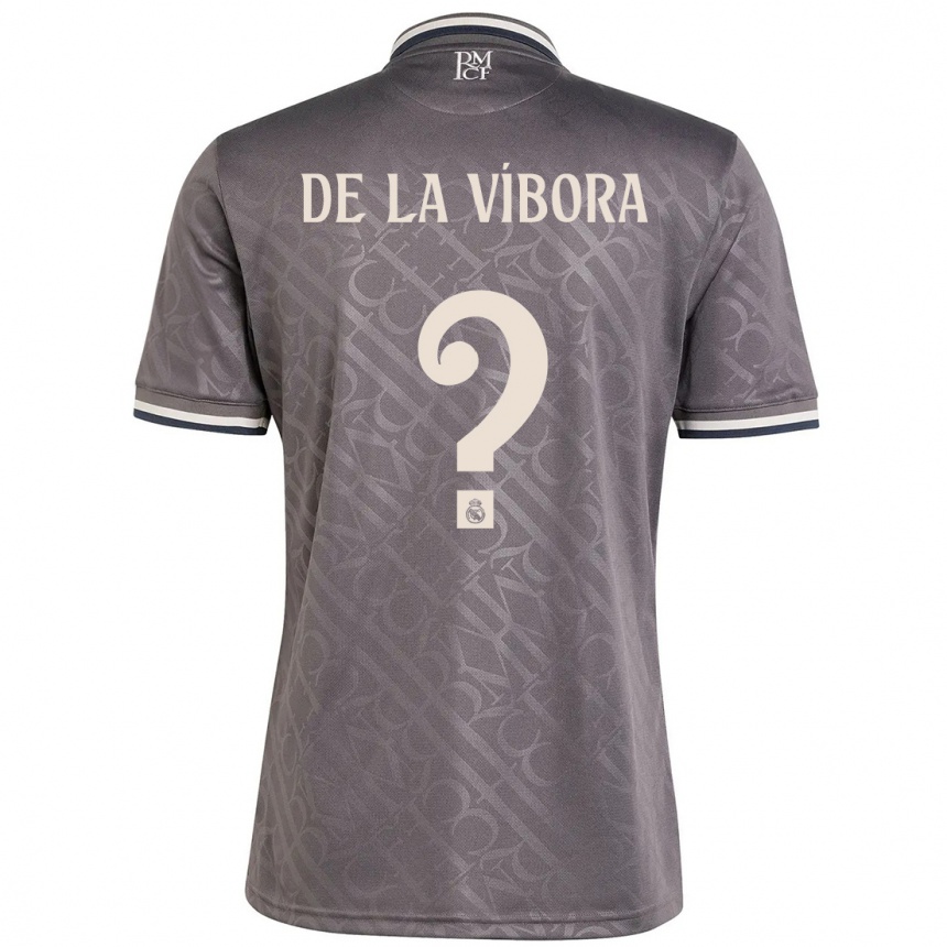 נשים כדורגל David De La Víbora #0 פֶּחָם ג'רזי קיט שלישי 2024/25