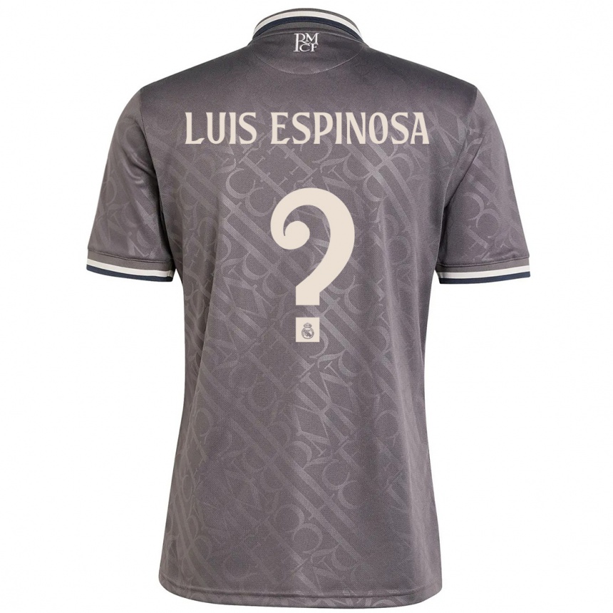 נשים כדורגל José Luis Espinosa #0 פֶּחָם ג'רזי קיט שלישי 2024/25