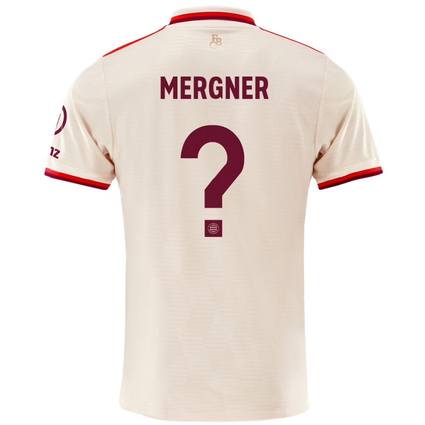 נשים כדורגל Max Mergner #0 פִּשׁתָן ג'רזי קיט שלישי 2024/25