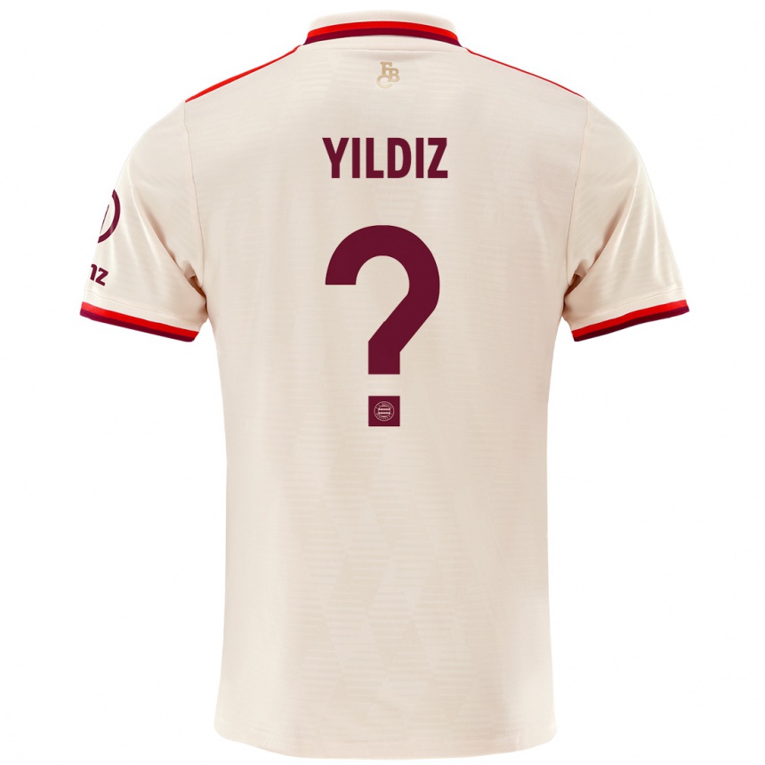 נשים כדורגל Veis Yildiz #0 פִּשׁתָן ג'רזי קיט שלישי 2024/25