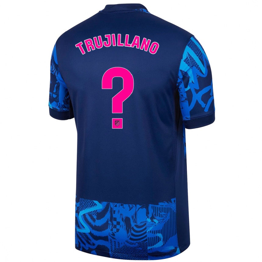 נשים כדורגל Guillermo Trujillano #0 כחול רויאל ג'רזי קיט שלישי 2024/25